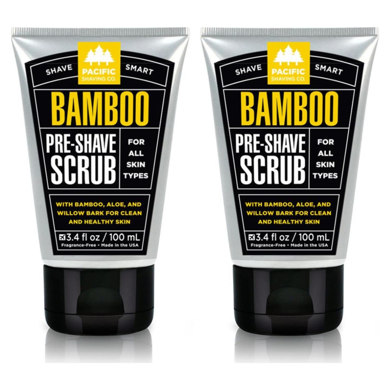 Exfoliante Pre-Afeitado Facial Pacific Shaving - 243g con Aloe Vera