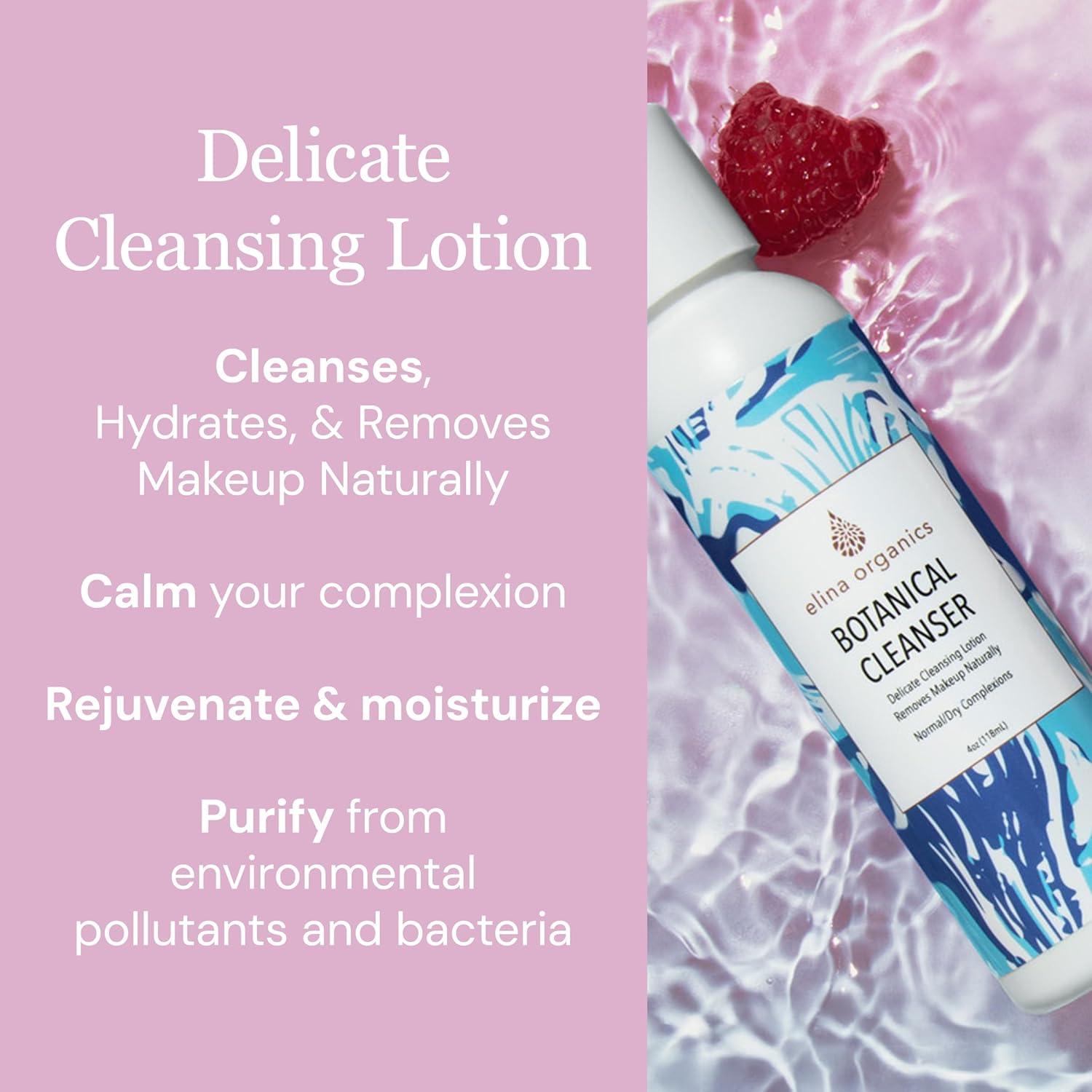 Limpiador Facial Orgánico Elina 240ml - Suave e Hidratante