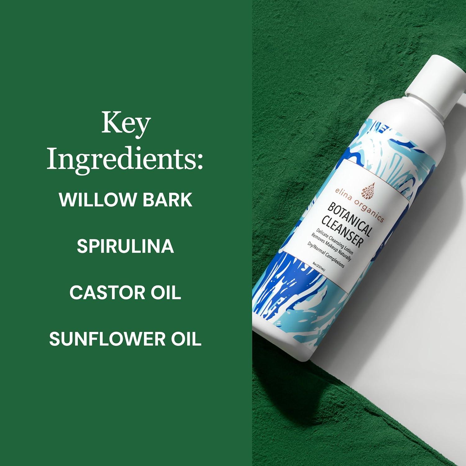 Limpiador Facial Orgánico Elina 240ml - Suave e Hidratante