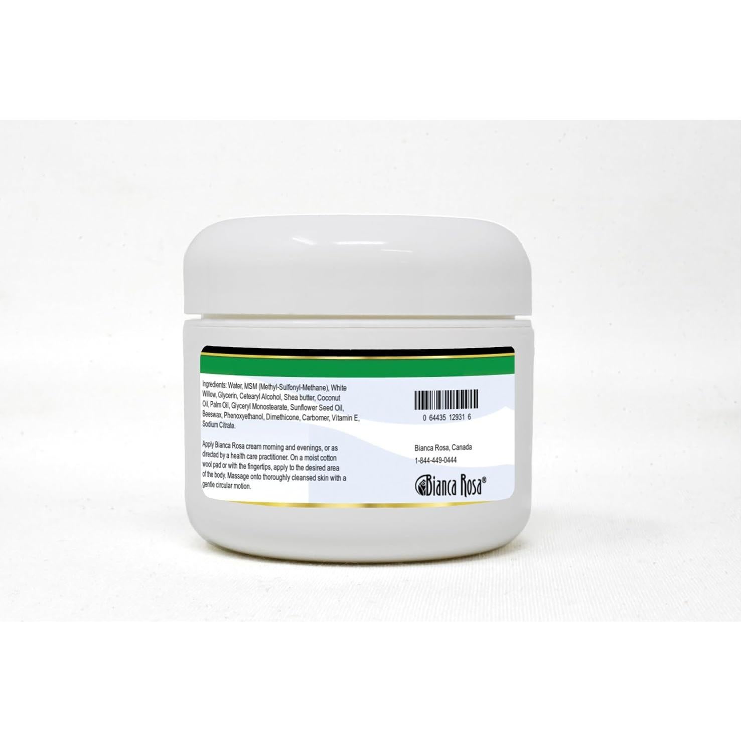 Crema MSM y Corteza de Sauce Blanco Bianca Rosa 2x56.7g