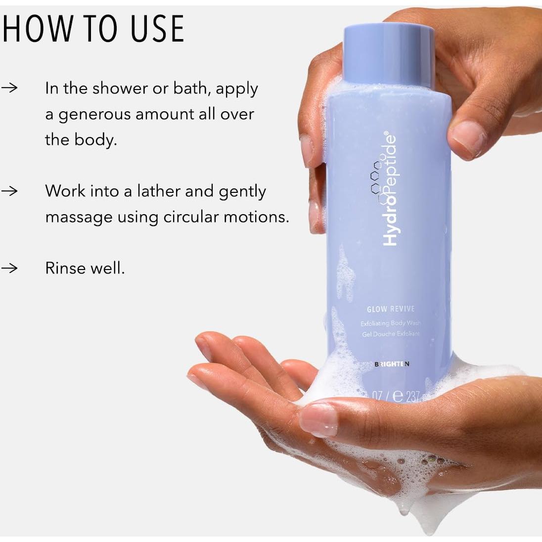 Exfoliante Corporal HydroPeptide Glow Revive 226.8g Péptidos