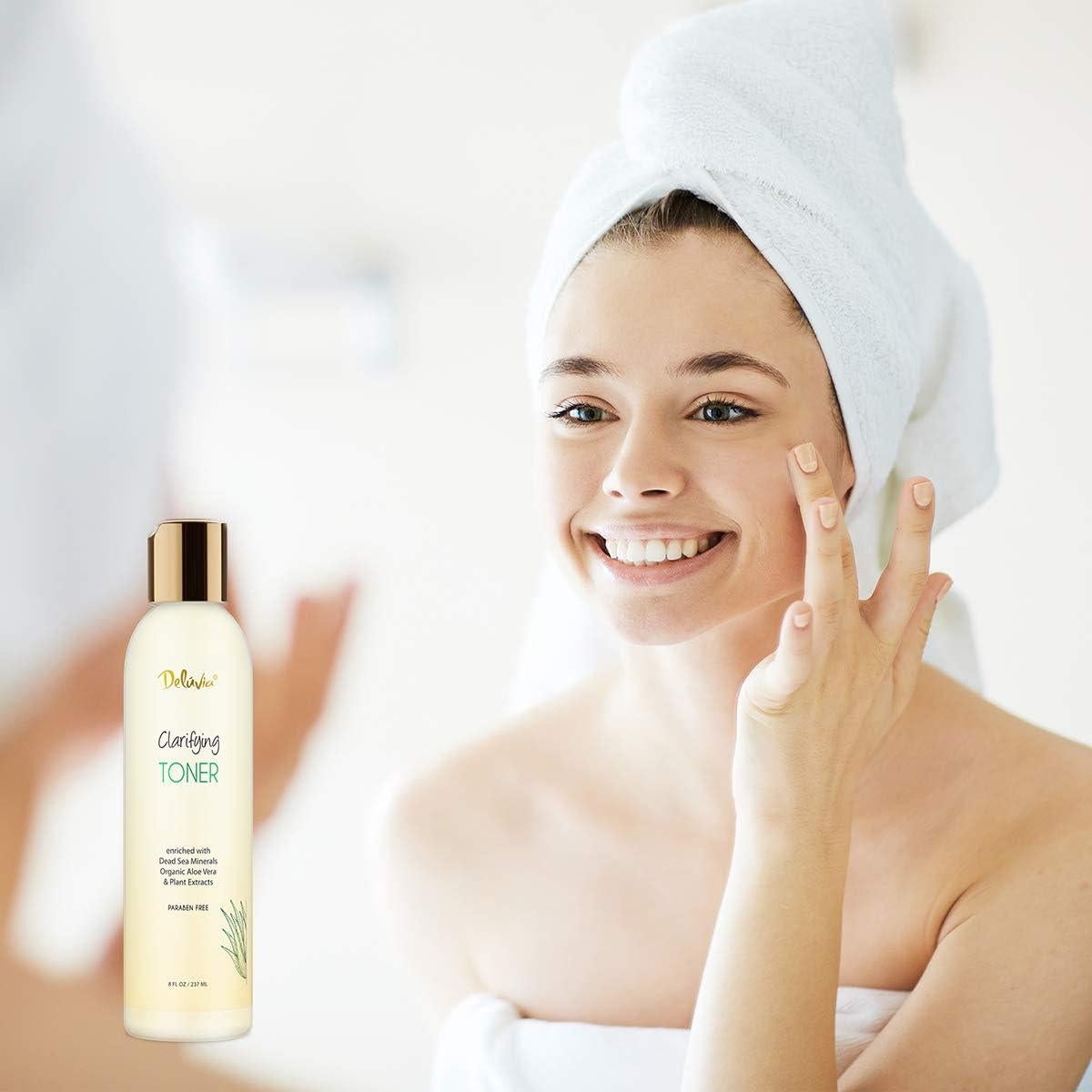 Tónico Aclarador Deluvia 284g Hidratante Facial Sin Alcohol