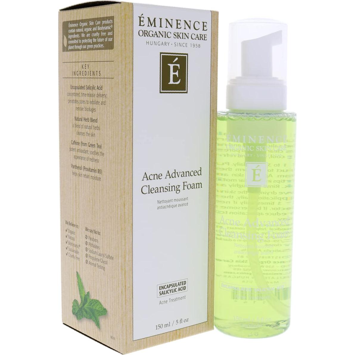 Espuma Limpiadora Avanzada Eminence para Acné 142g