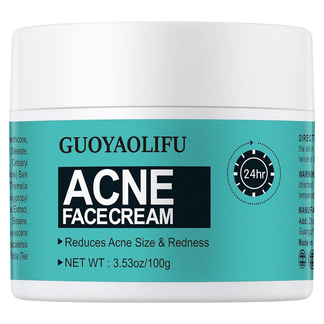 Crema Tratamiento Acné Quístico GUOYAOLIFU 132g - Natural