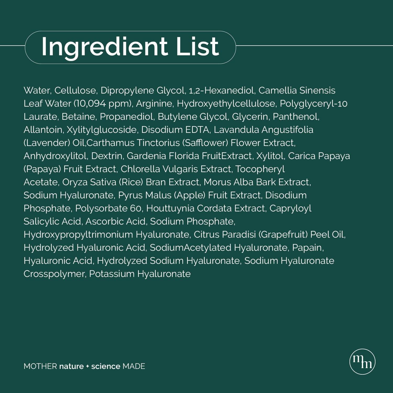 Gel Exfoliante Facial MOTHER MADE Té Verde 100ml - Vegano