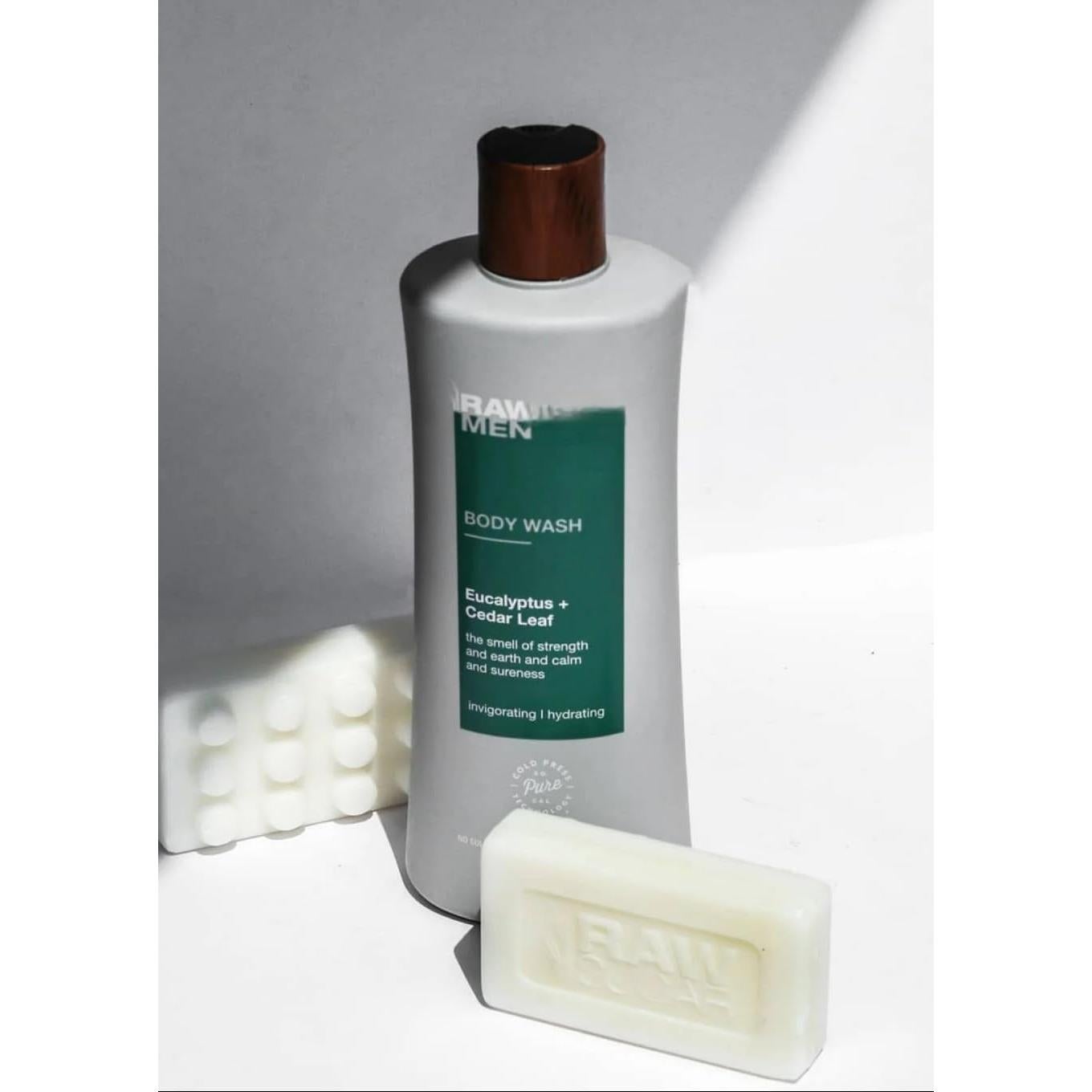 Jabón Corporal Premium Hombre Eucalipto 709ml Raw Sugar