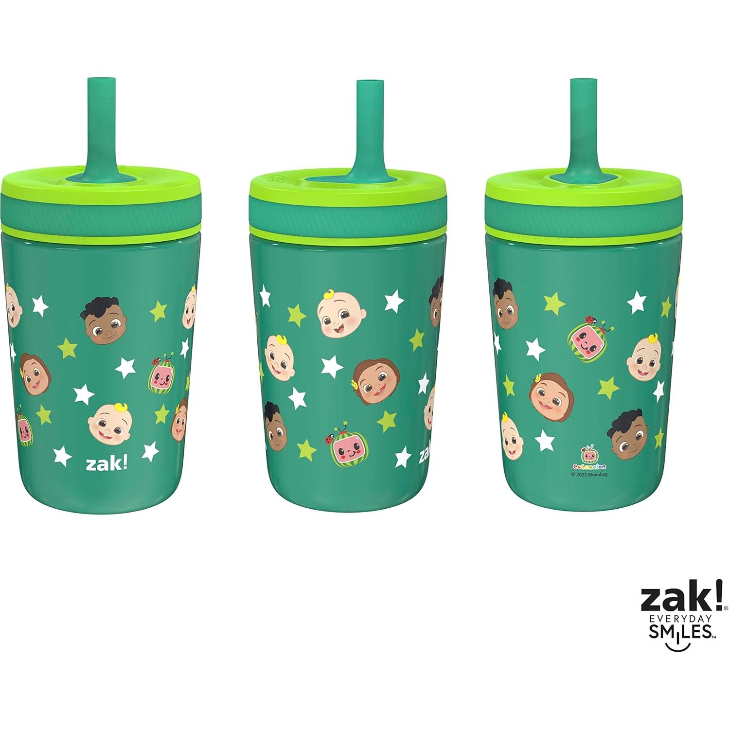 Vaso Aislado CoComelon 12oz - Zak Designs con Pajilla