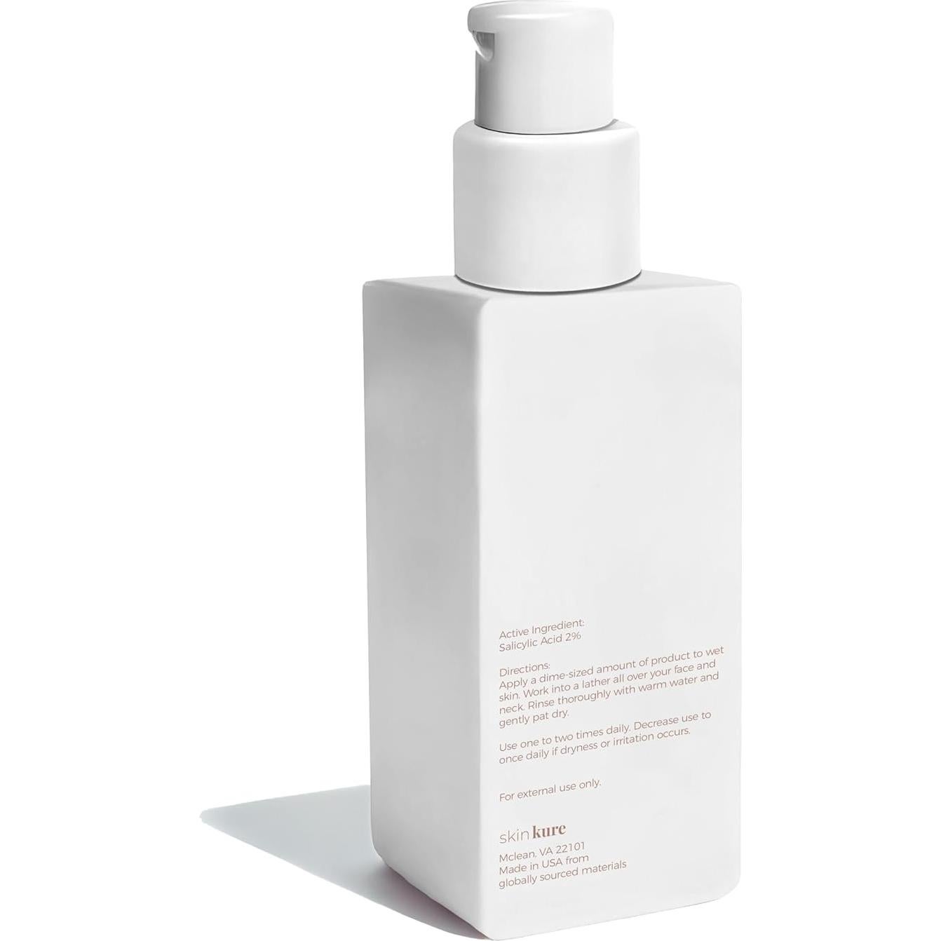 Limpiador Facial Skinkure AHA/BHA 177 ml - Exfoliante Suave