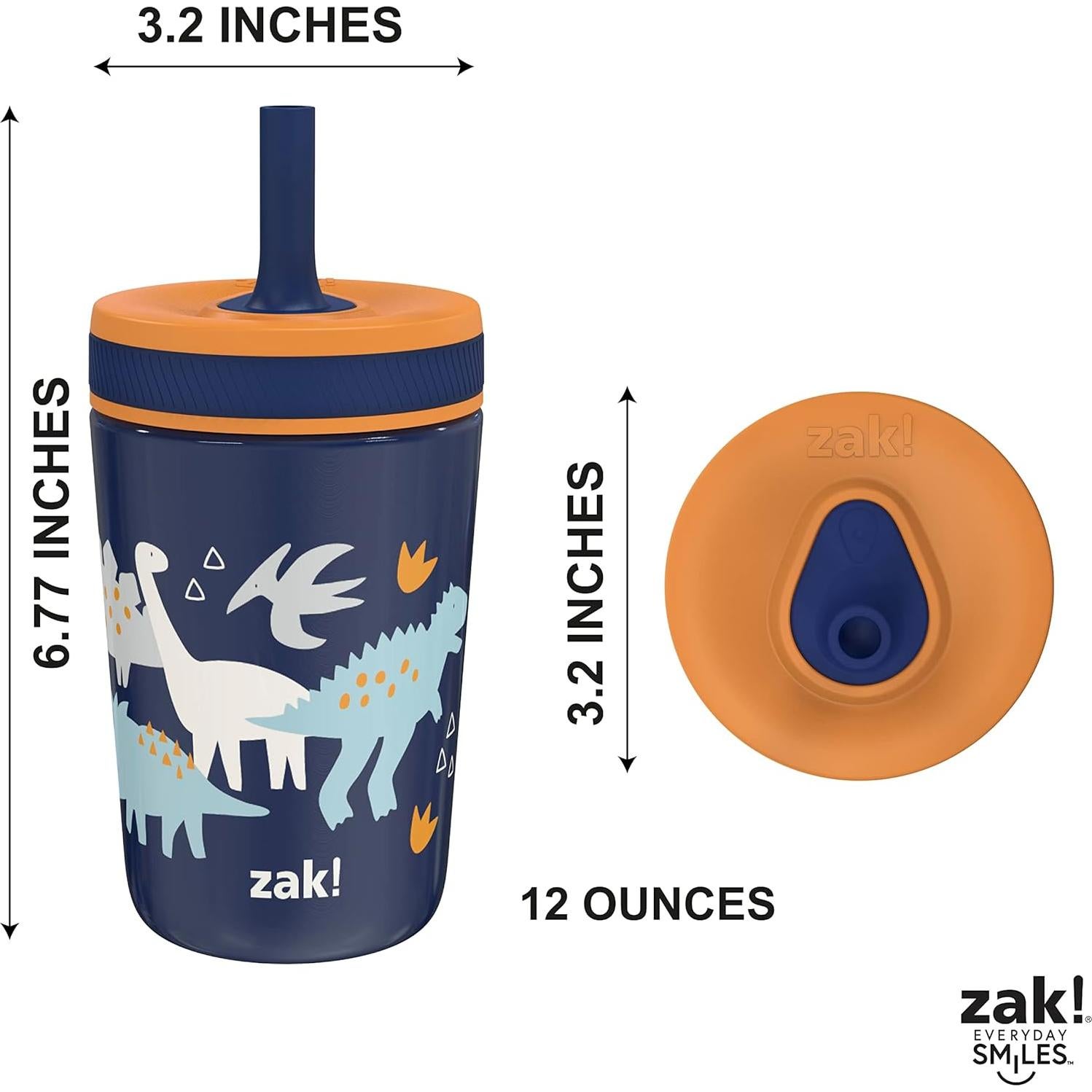 Taza Aislada para Niños Zak Designs Zaksaurus 12oz