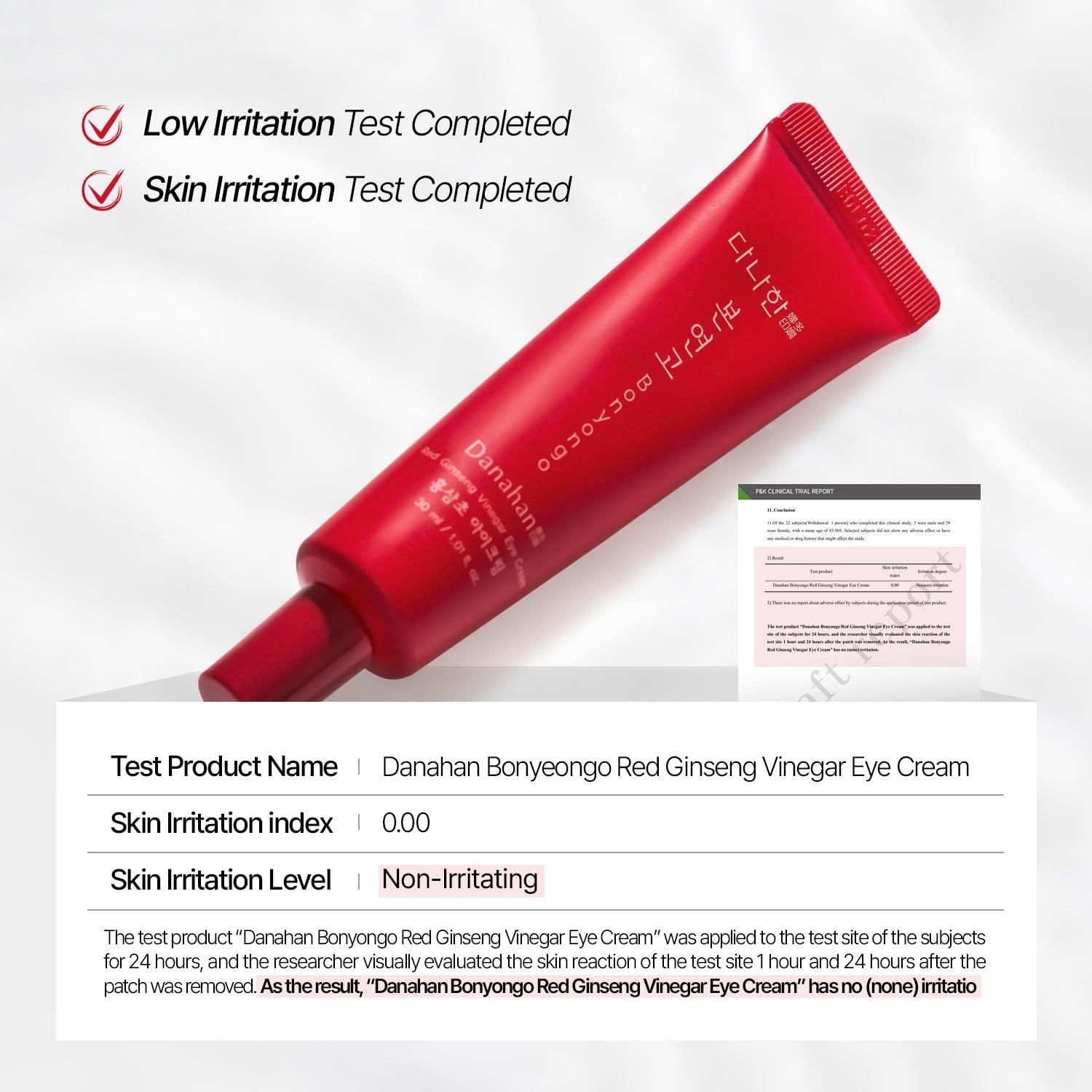 Crema para los Ojos Bonyongo con Ginseng Rojo 28.5g - Antienvejecimiento