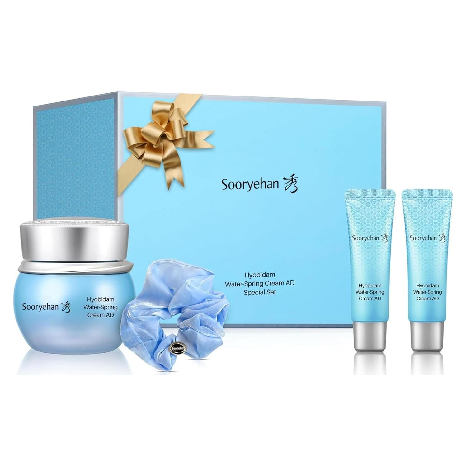 Conjunto Crema de Agua Sooryehan AD 124.2 ml - Hidratante Coreano