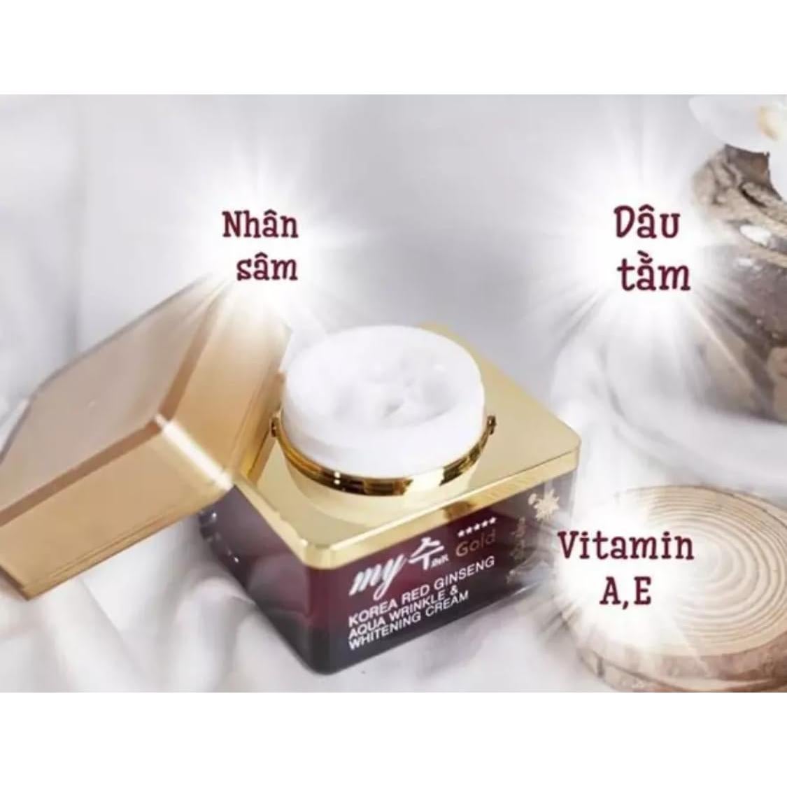 Crema Antienvejecimiento Ginseng Rojo Corea 50ml Hidratante