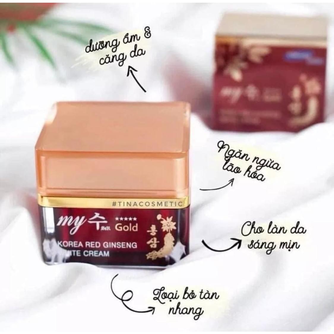 Crema Antienvejecimiento Ginseng Rojo Corea 50ml Hidratante