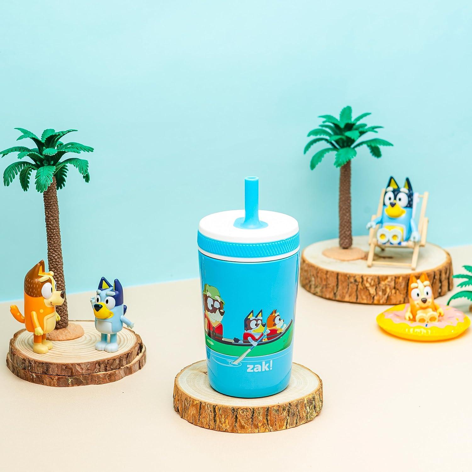 Taza Aislada de Acero Inoxidable 12oz Zak Bluey