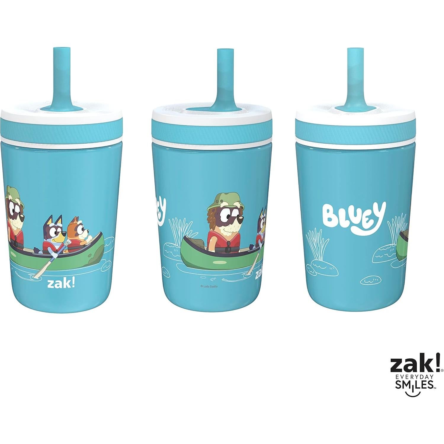Taza Aislada de Acero Inoxidable 12oz Zak Bluey