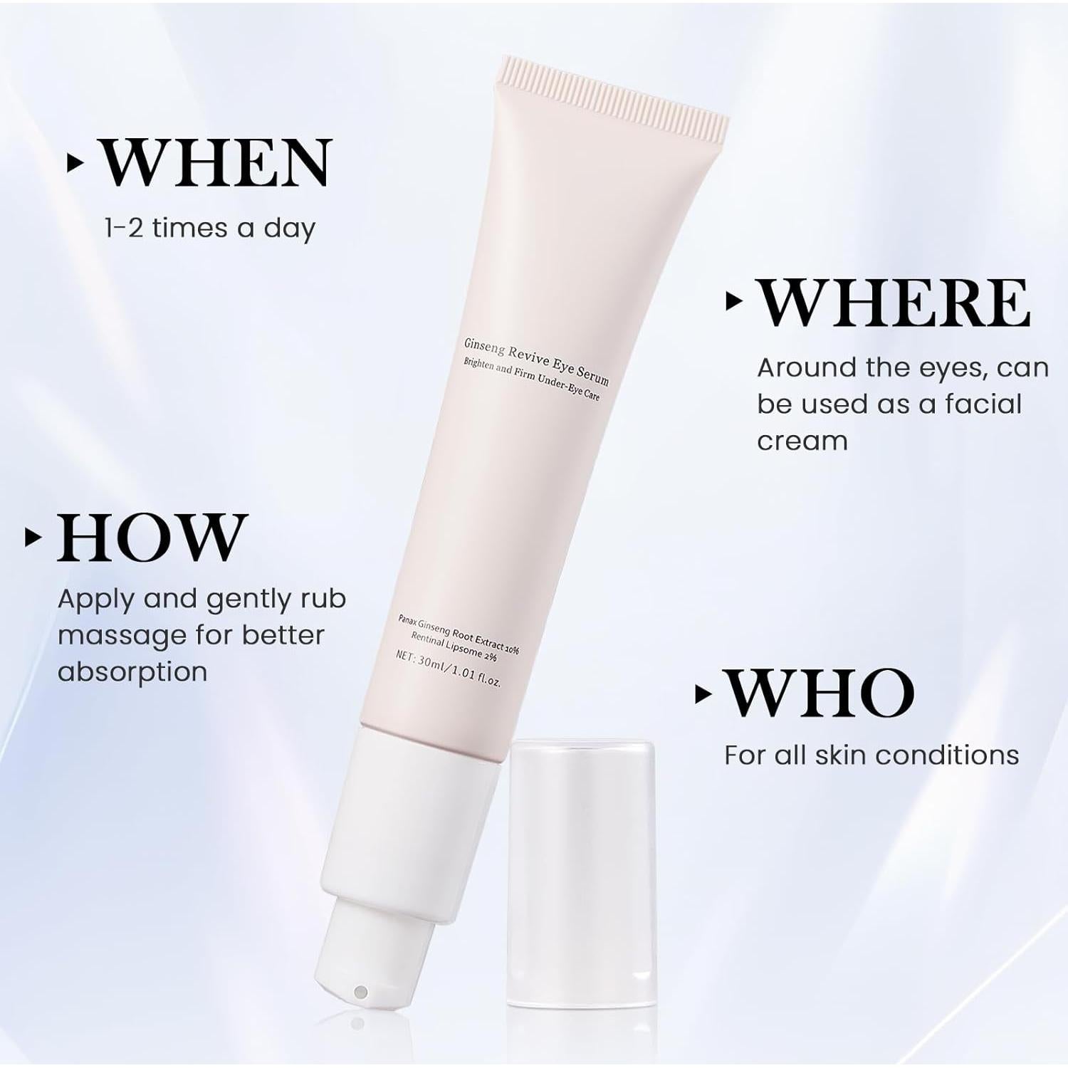 Sérum Revive para los Ojos COSMOO 30ml Anti-Envejecimiento