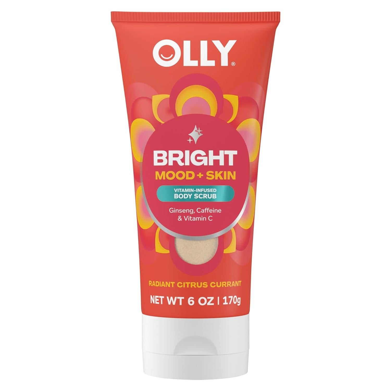 Exfoliante Corporal OLLY Brillante 170 g con Ginseng y Vitamina C