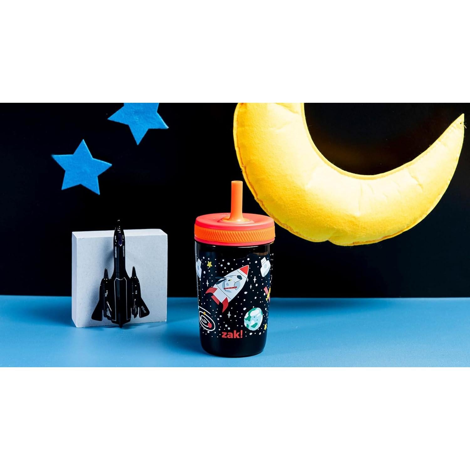Vaso Aislado Zak Designs 12oz Niños Naves Espaciales