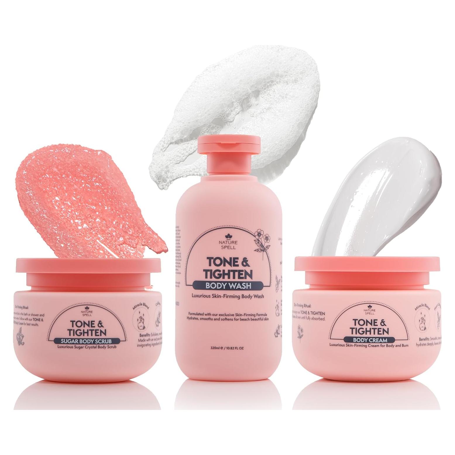 Conjunto de Cuidado de Piel Nature Spell - Gel, Exfoliante y Crema