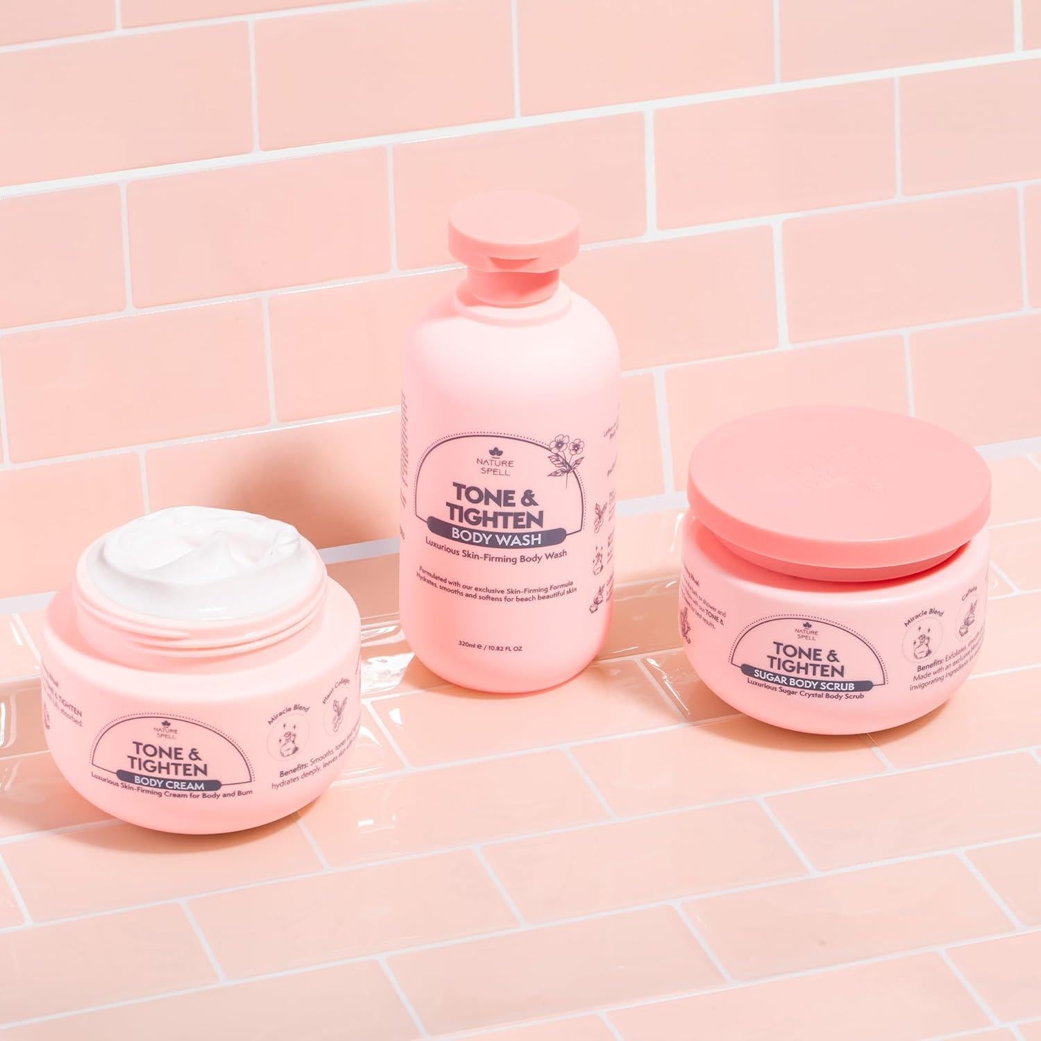 Conjunto de Cuidado de Piel Nature Spell - Gel, Exfoliante y Crema