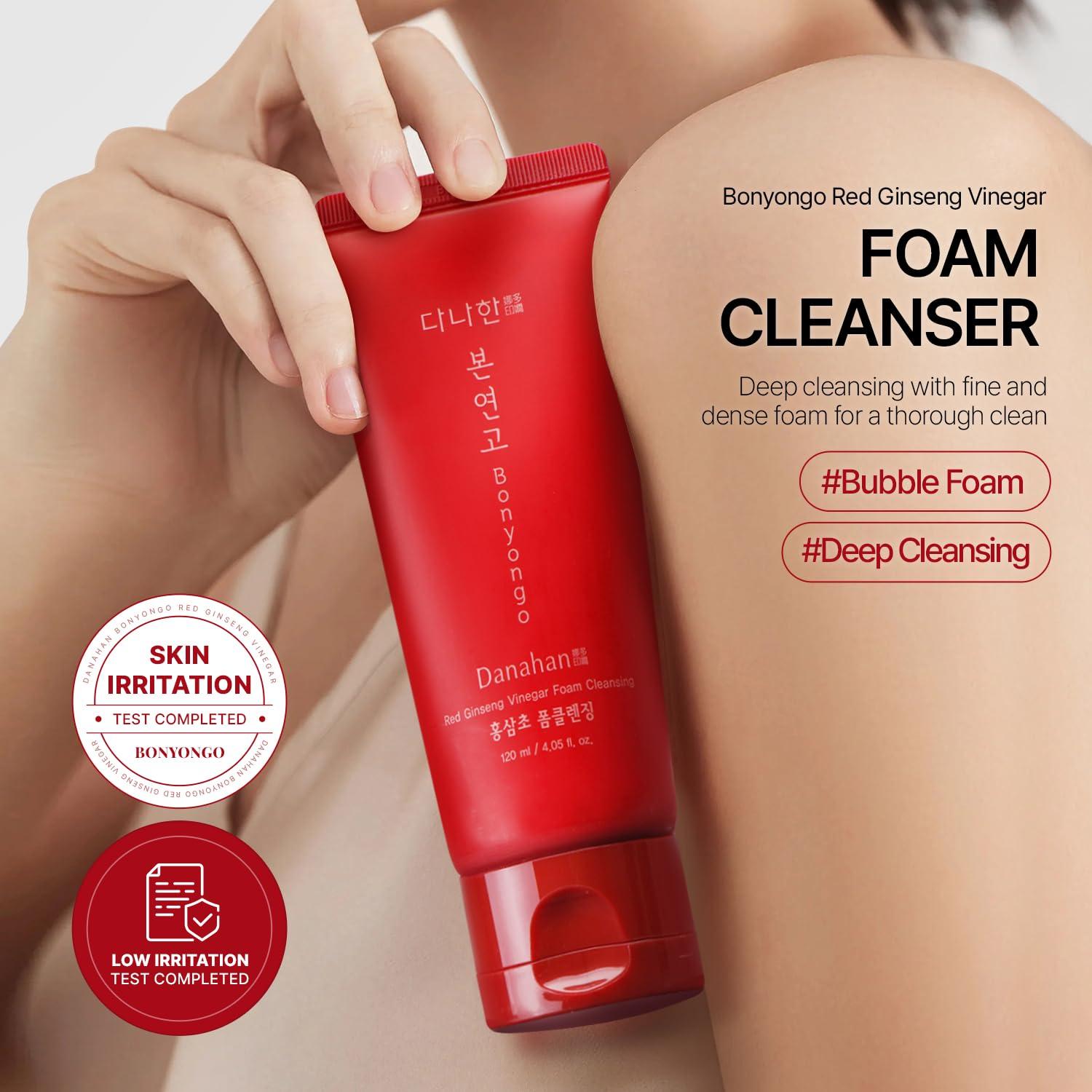 Limpiador Espumoso Bonyongo con Ginseng Rojo 115g - Cuidado Piel