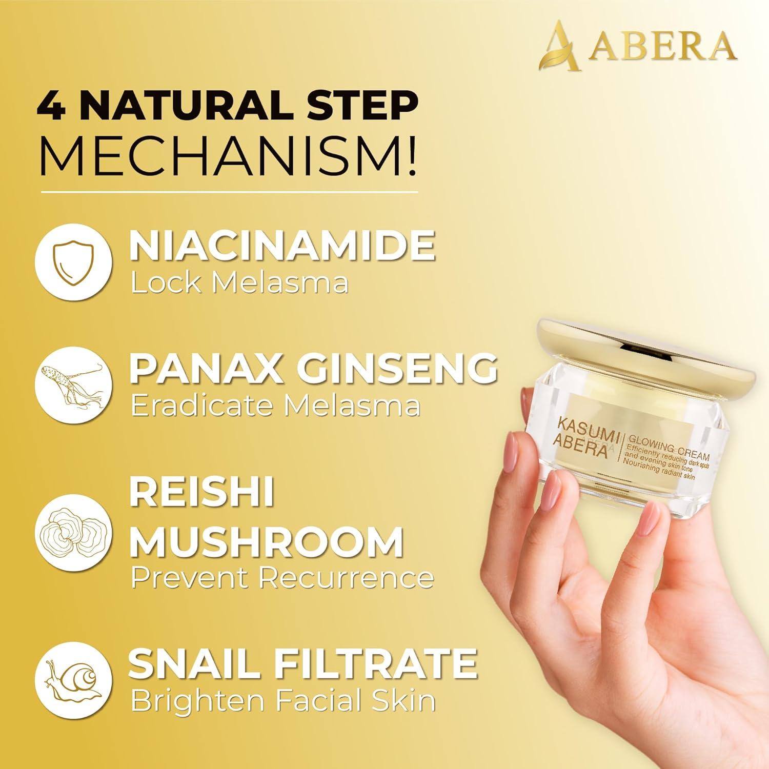 CREMA ABERA Kasumi para Melasma y Manchas Oscuras 19.84g