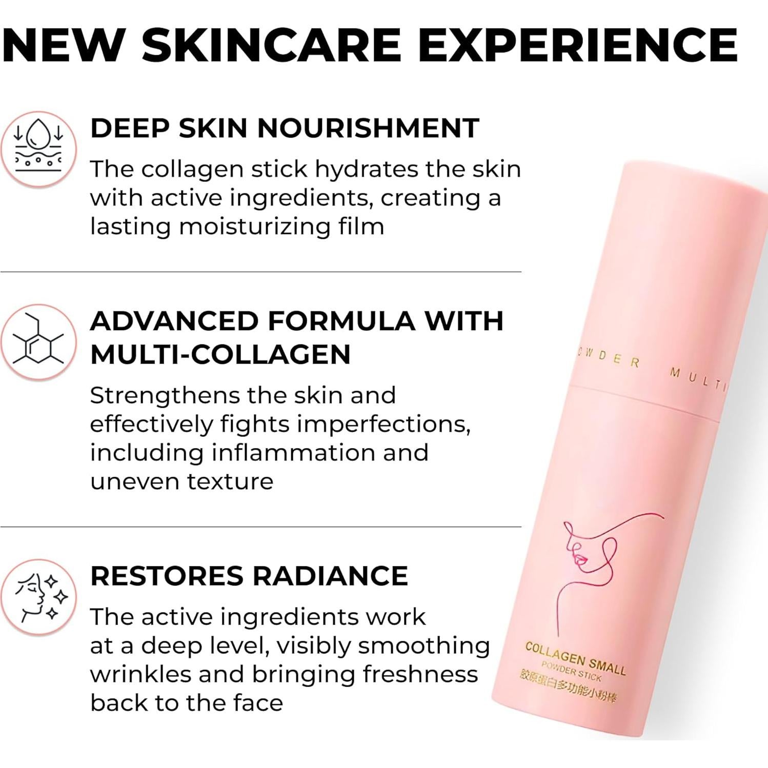 Stick de Colágeno Peptídico - Cuidado de Piel Reafirmante 32g