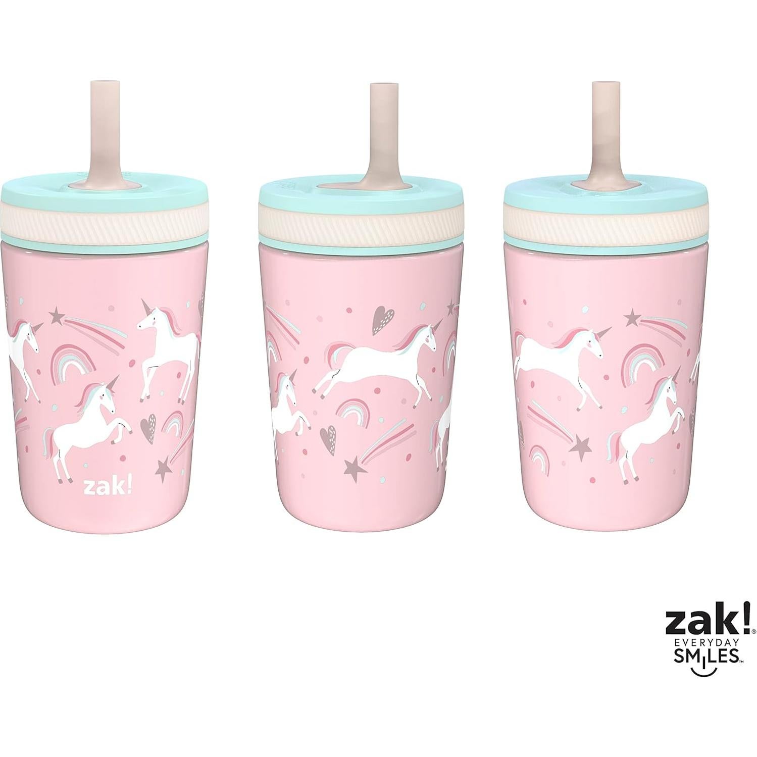 Taza Infantil Zak Designs Unicornio 12oz Acero Inoxidable