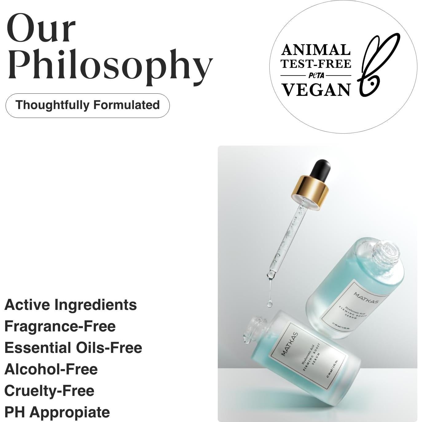 Sérum Hidratante Matkas 30 ml - Ácido Hialurónico y Niacinamida