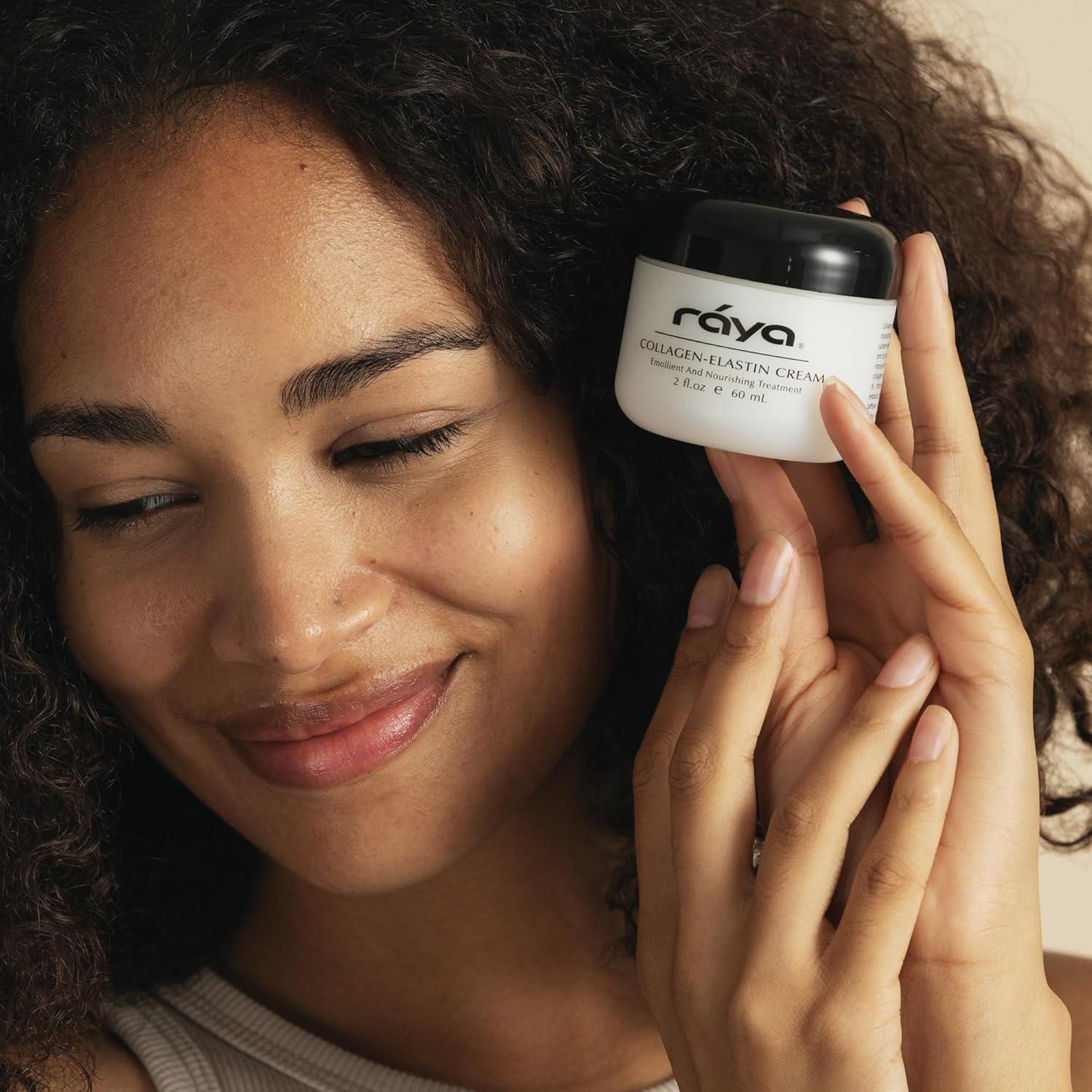 Crema Facial Antienvejecimiento Raya 61g | Hidratante con Colágeno y Aloe Vera