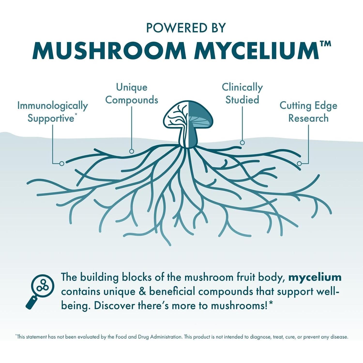 Extracto de Reishi Host Defense 30ml - Suplemento Inmunológico y Energético