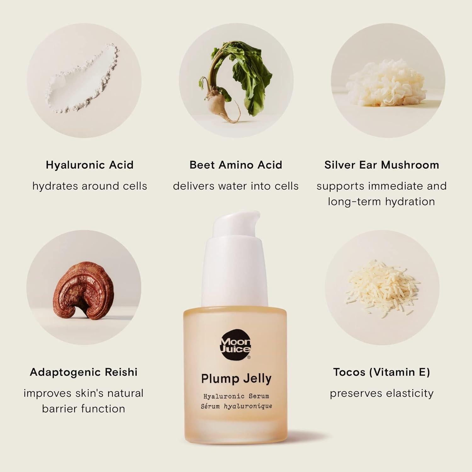 Suero Hialurónico Plump Jelly Moon Juice - 140g Hidratante