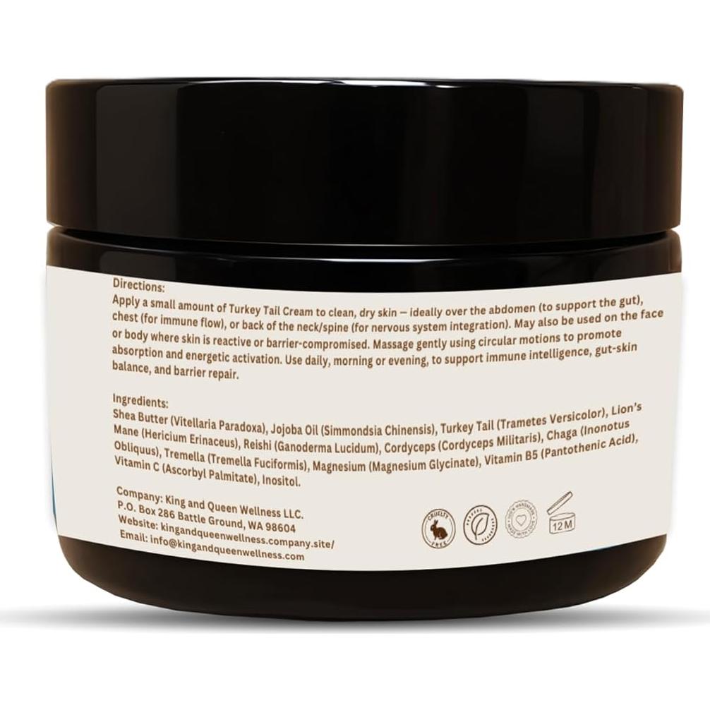 Crema Inmunológica de Hongo Cola de Pavo 56.7 g - King & Queen