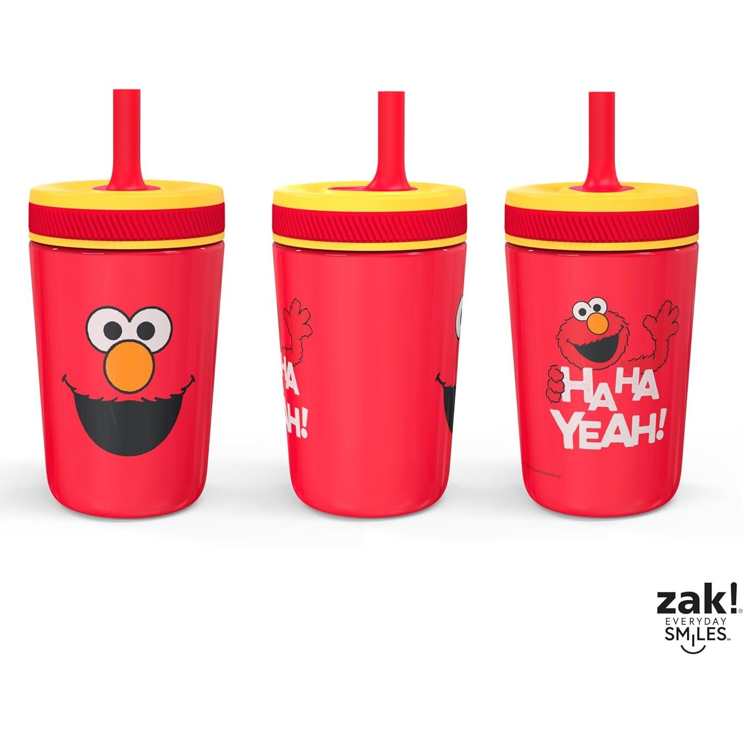 Taza Sippy 12oz Zak Designs Elmo Acero Inoxidable Aislada