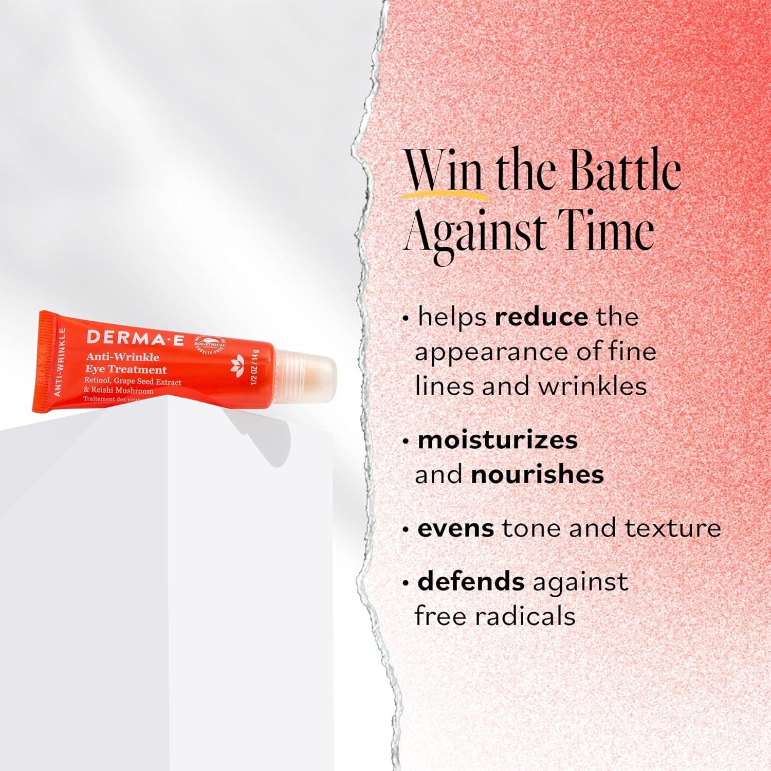 Crema Antienvejecimiento para Ojos Derma E con Retinol 14.79 ml