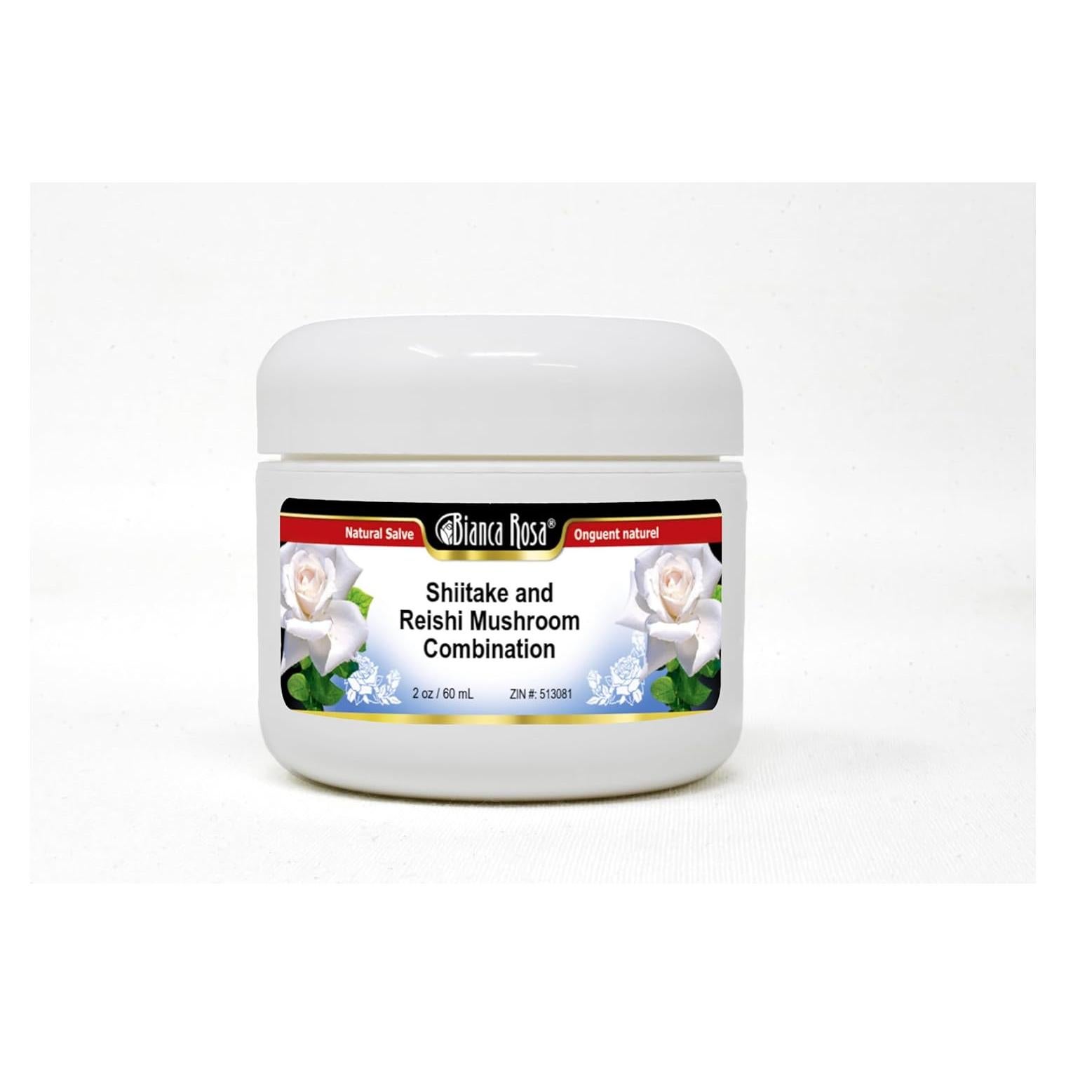 Ungüento Salve Bianca Rosa con Champiñón Shiitake y Reishi - 2 Piezas de 56.7 g