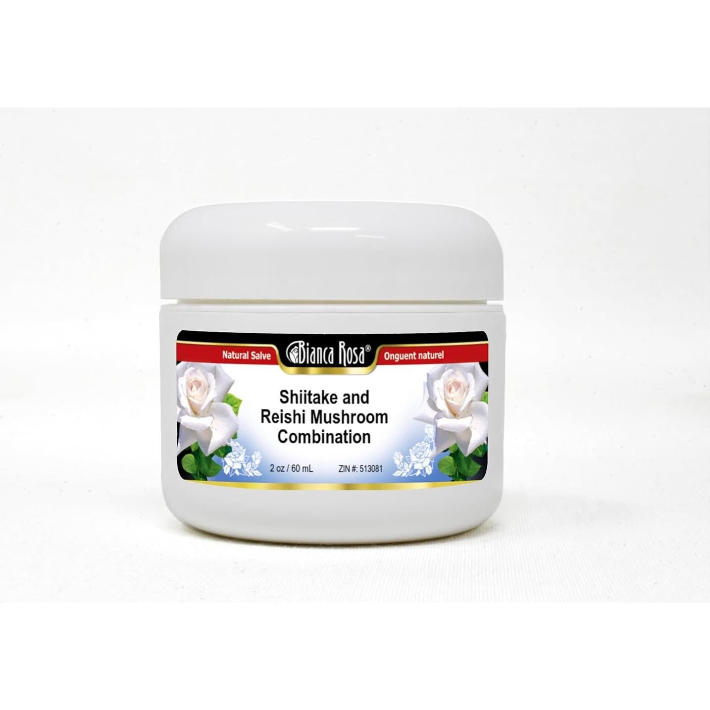 Ungüento Salve Bianca Rosa con Champiñón Shiitake y Reishi - 2 Piezas de 56.7 g