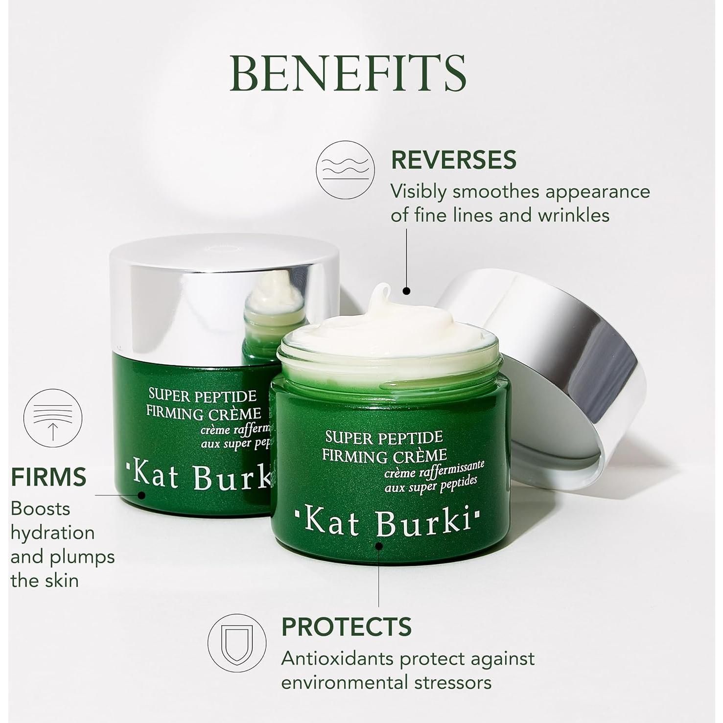 Crema Facial Reafirmante Kat Burki 50 ml con Tri-Péptidos