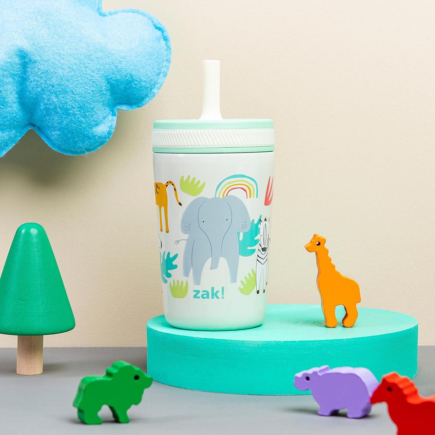 Taza Infantil Zak Designs 12oz Acero Inoxidable Safari