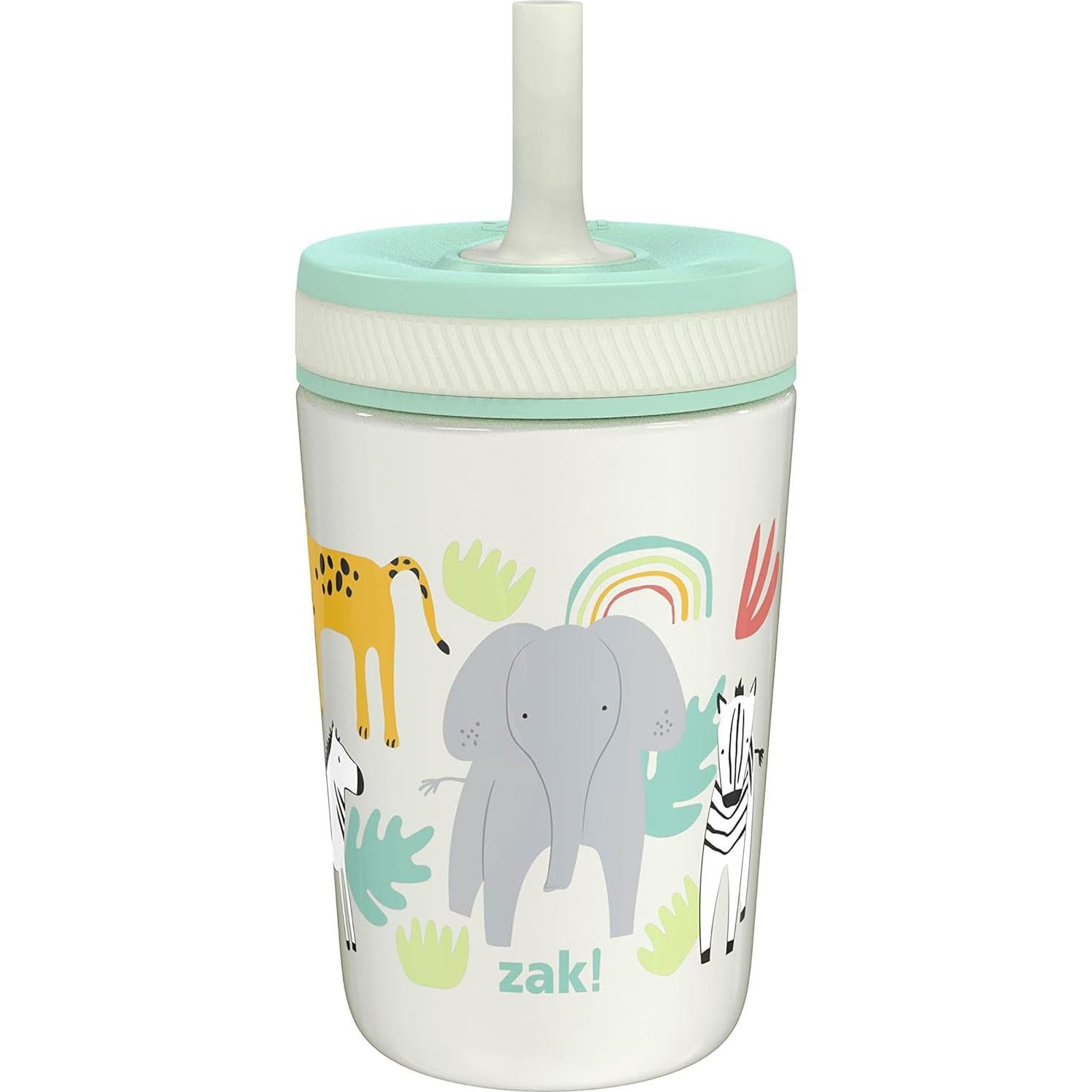 Taza Infantil Zak Designs 12oz Acero Inoxidable Safari