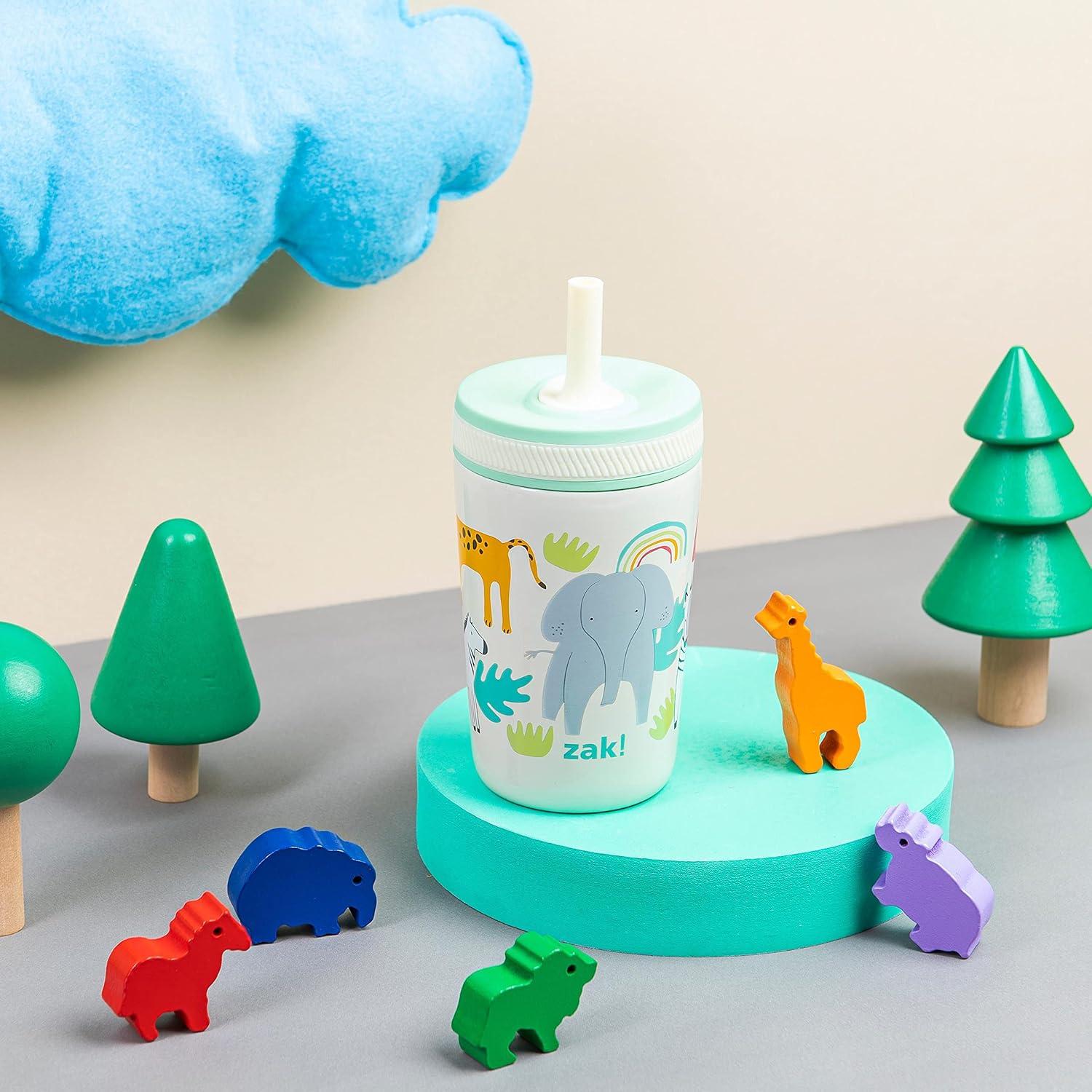 Taza Infantil Zak Designs 12oz Acero Inoxidable Safari