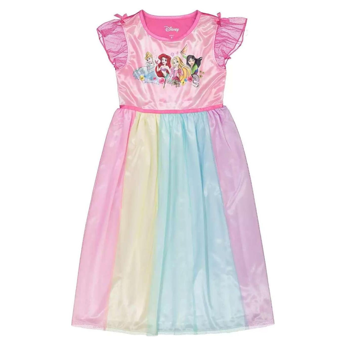 Camisón Disney Niñas Encanto Frozen Sirenita 4T