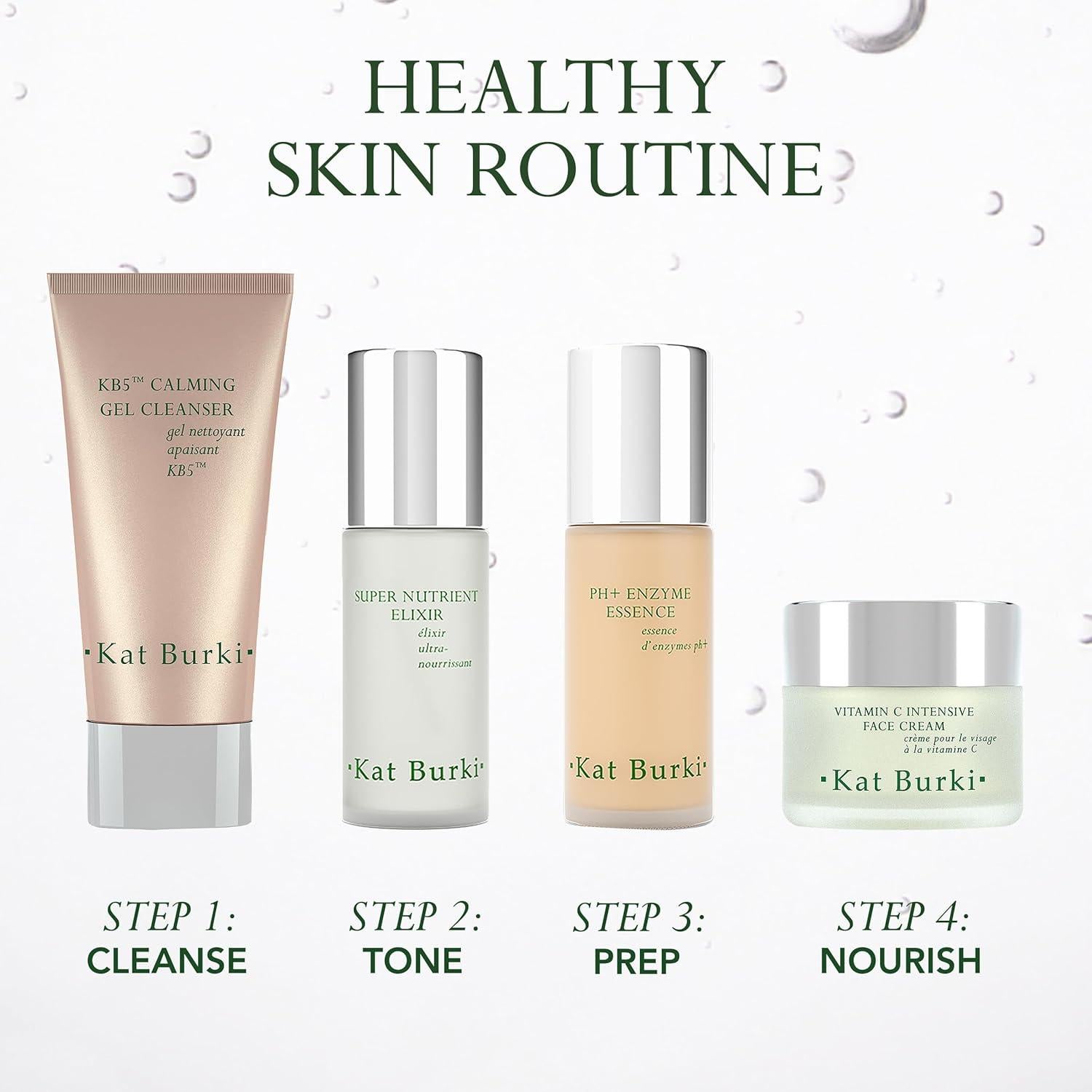 Tónico Facial Hidratante Kat Burki 130 ml Ácido Hialurónico