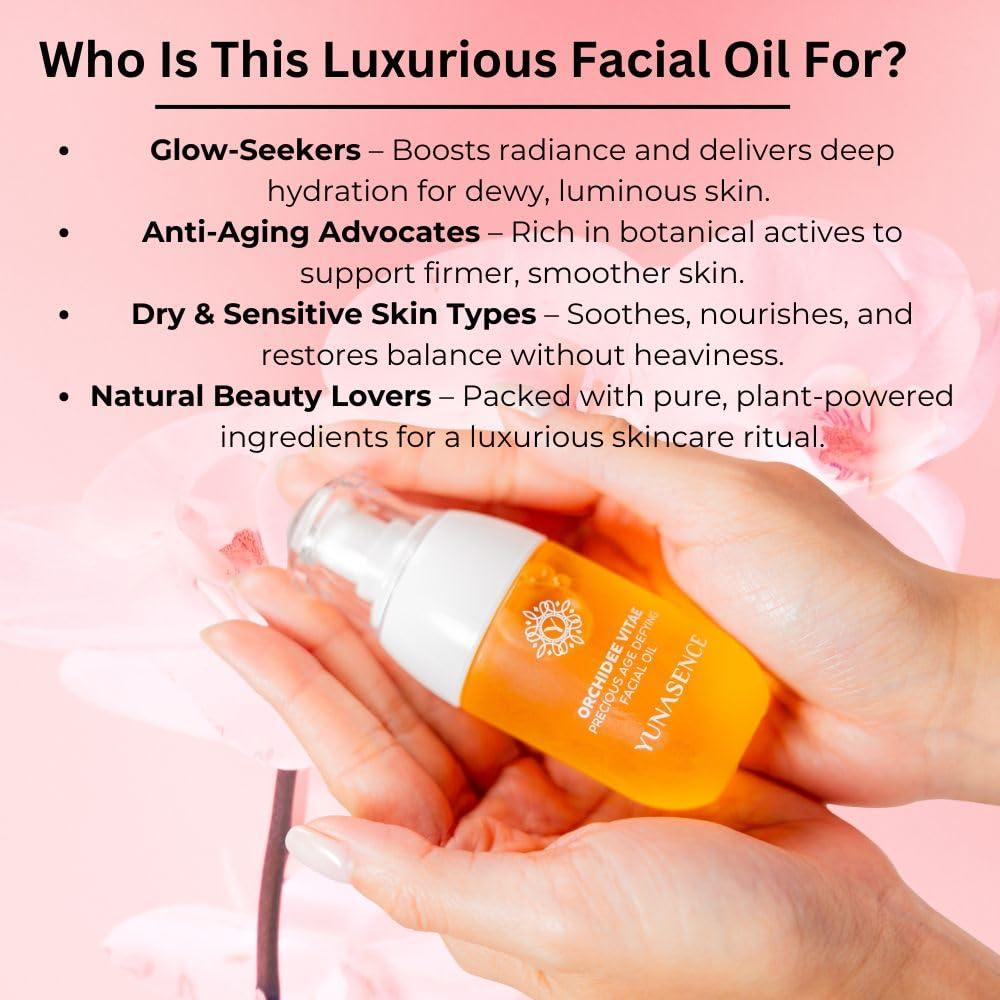 Suero Facial Orgánico Antienvejecimiento YUNASENCE 30ml