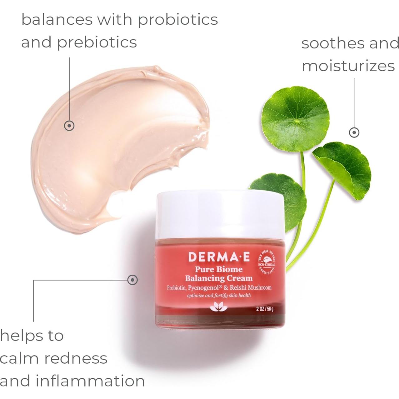 Crema Facial Equilibrante Derma E Pure Biome 56.7 g