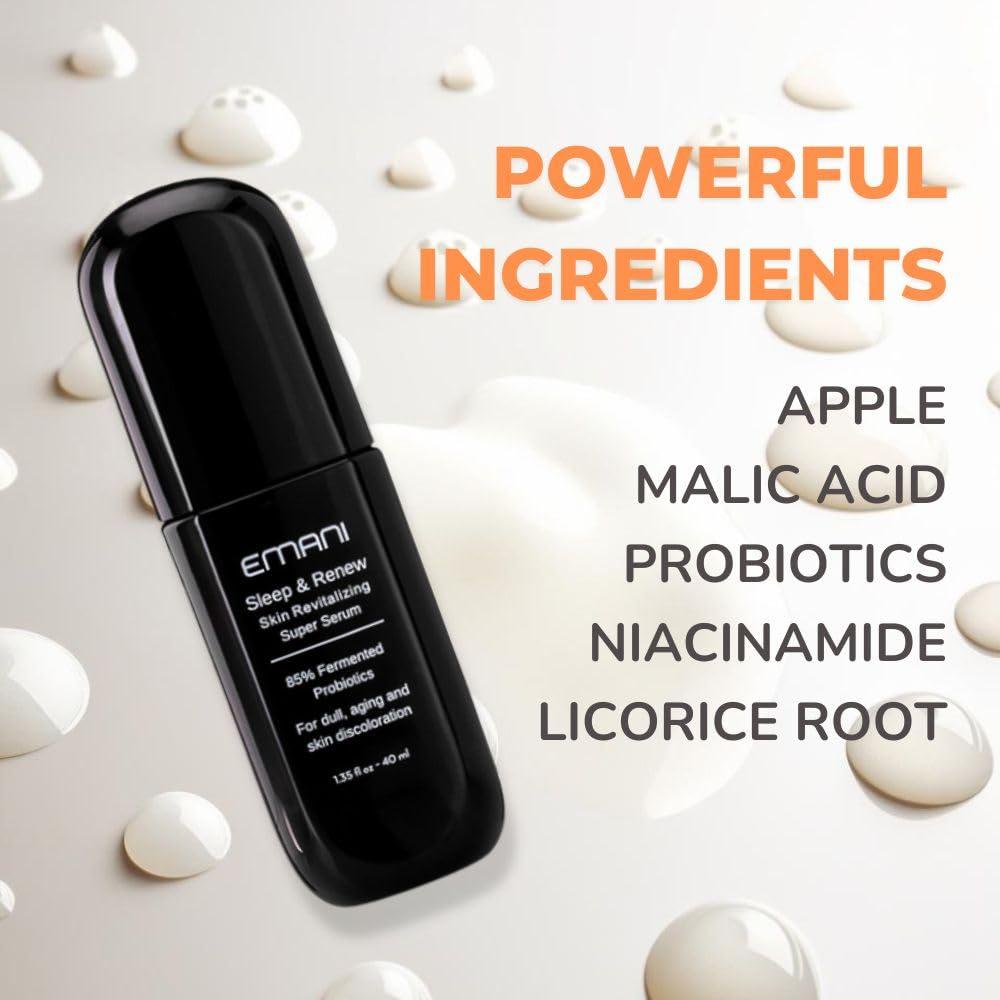 Suero Facial Emani Sleep and Renew 35 ml - Antienvejecimiento