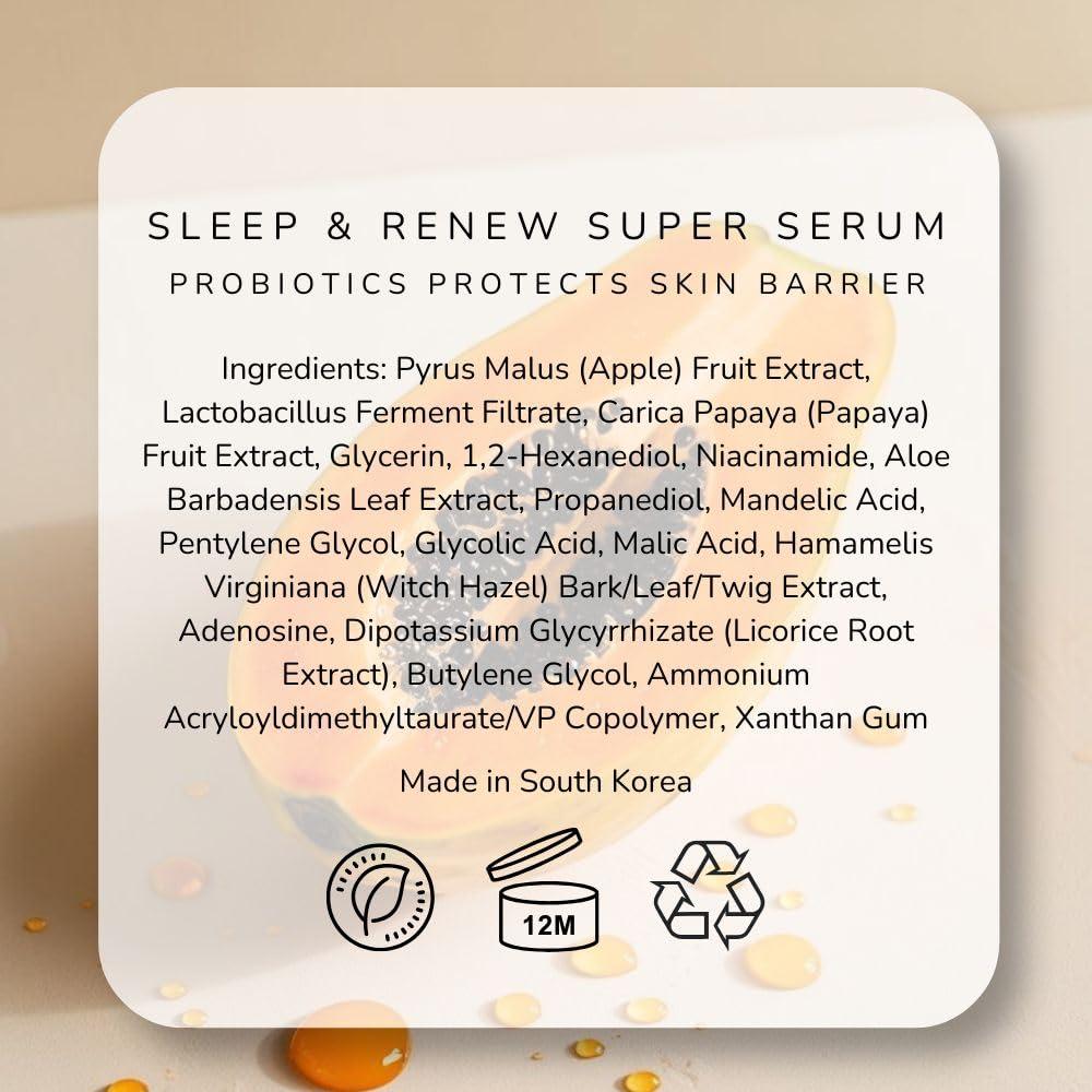 Suero Facial Emani Sleep and Renew 35 ml - Antienvejecimiento