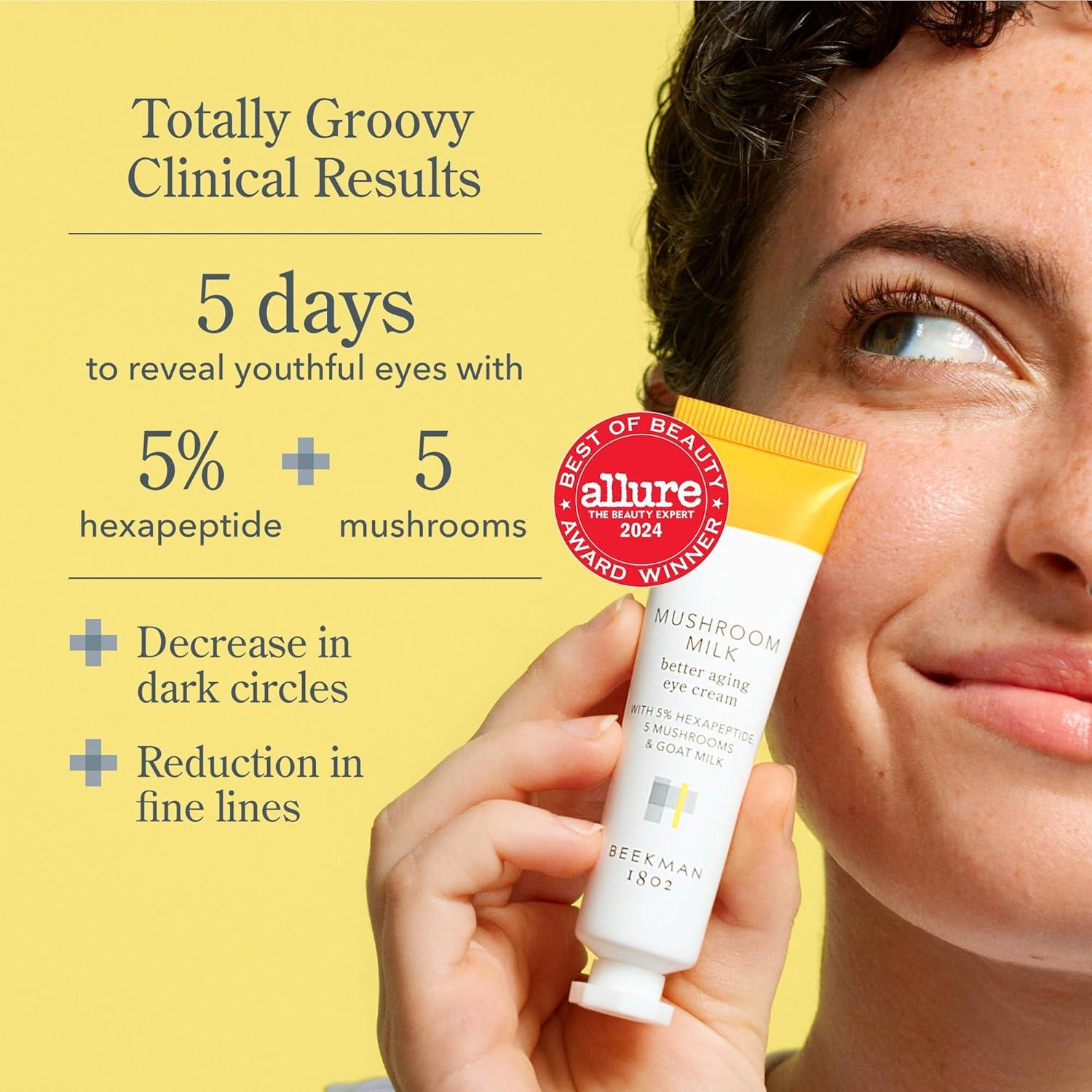 Crema para Ojos Beekman 1802 - Leche de Cabra y Champiñones 17.8g