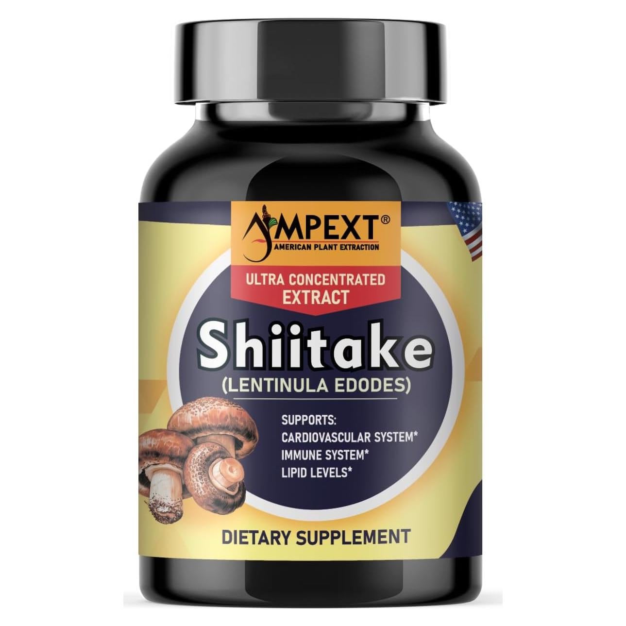 Extracto de Champiñón Shiitake AMPEXT 90 Cápsulas Veganas