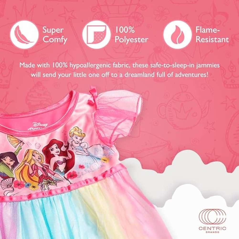 Camisón Disney Niñas Ariel Acuarela 3 - Pijamas Princesa